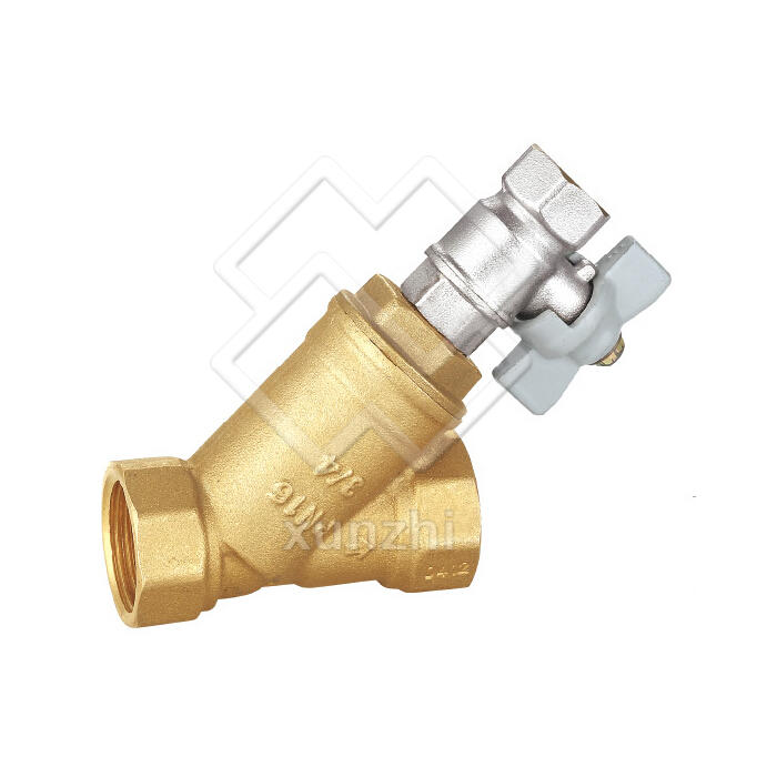XFM05002 gran oferta válvula de retención de bola de filtro de alta calidad latón y tipo válvula de agua de filtro