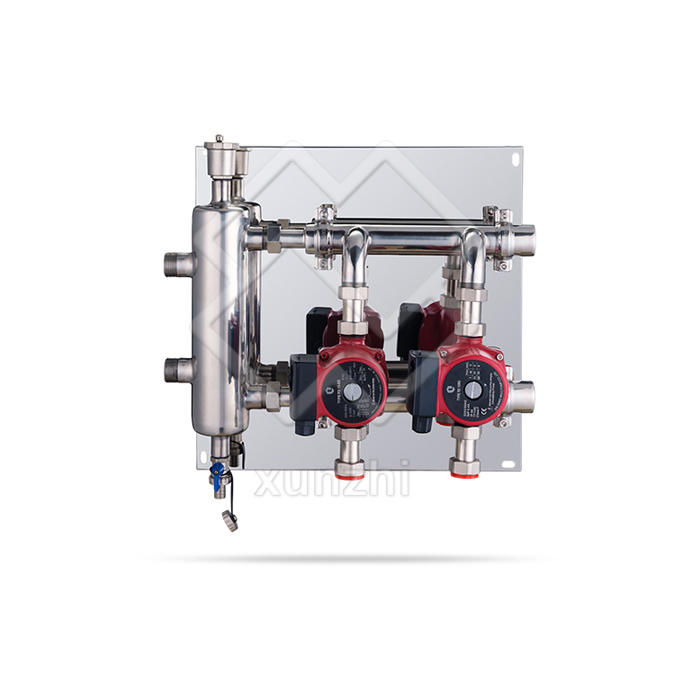 XNT02008 Centro de mezcla de agua para calefacción por suelo radiante con bomba de circulación y controlador